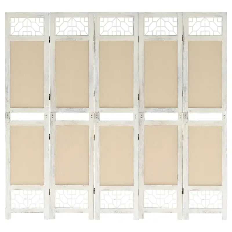 Elegante kamerscherm met zes panelen voor privacy en decoratie - 175 x 165 cm / 5 - Kamerschermen