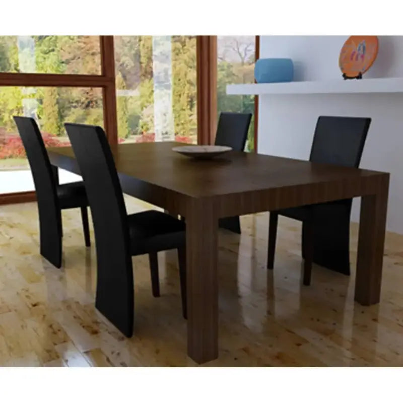 Elegante kunstlederen eetkamerstoelen met tijdloos design - Eetkamerstoelen