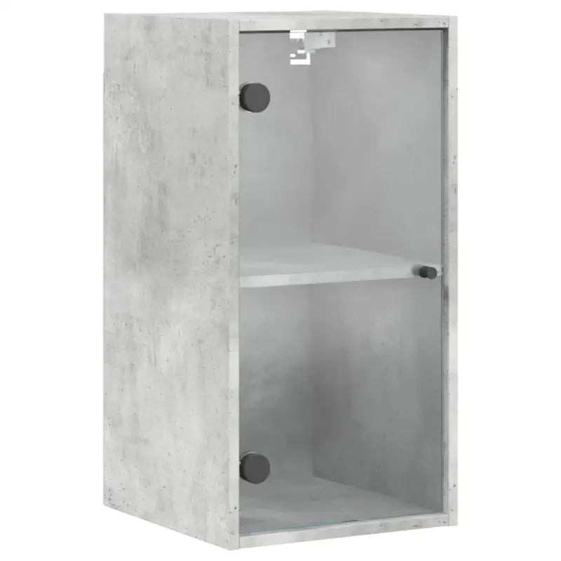 Elegante opbergkast met glazen deuren voor decoratie en organisatie - Opbergkasten & lockerkasten