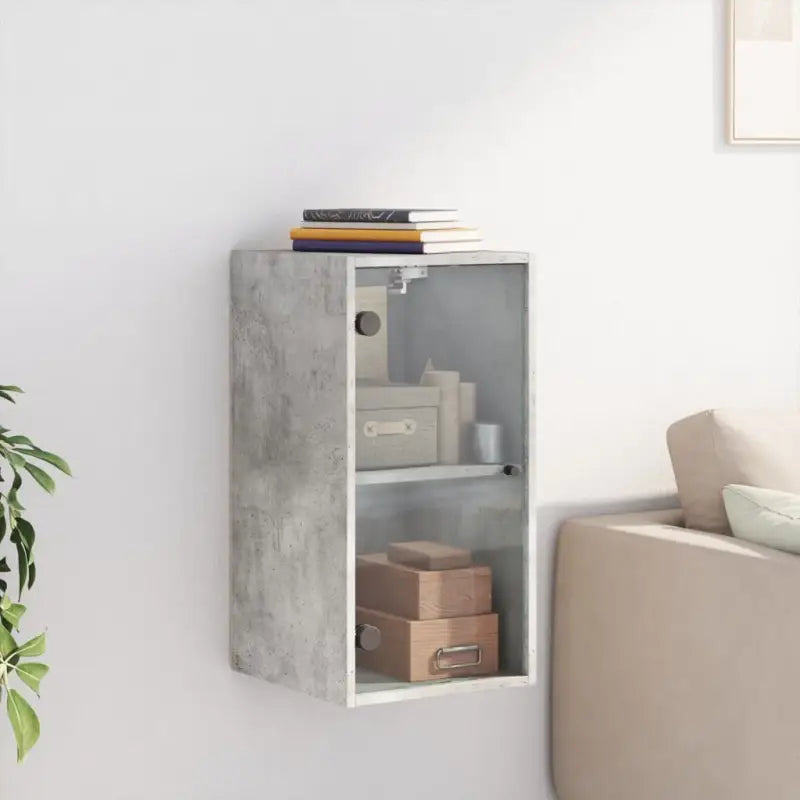 Elegante opbergkast met glazen deuren voor decoratie en organisatie - Opbergkasten & lockerkasten