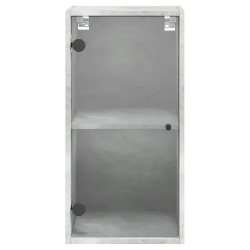 Elegante opbergkast met glazen deuren voor decoratie en organisatie - Opbergkasten & lockerkasten