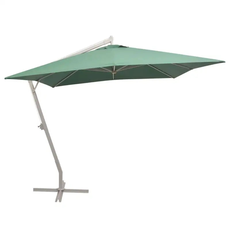 Elegante parasol met aluminium paal en UV-bestendige doek - Groen - Parasols en zonneschermen