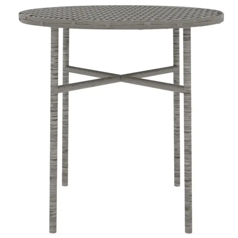 Elegante poly rattan tuinset voor buiten genieten - Grijs - Tuinsets