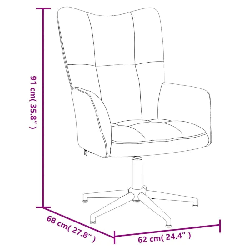 Elegante relaxstoel met blokjespatroon voor een modern interieur - Fauteuils & Relaxfauteuils