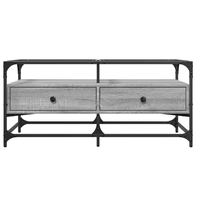 Elegante salontafel met glazen blad voor moderne woonkamer decoratie - Salontafels