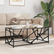 Elegante salontafel met glazen blad voor woonkamer decoratie - Salontafels