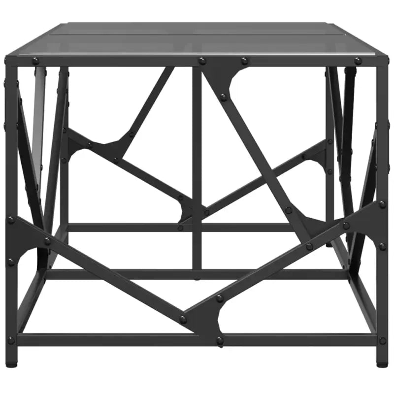 Elegante salontafel met glazen blad voor woonkamer decoratie - Salontafels