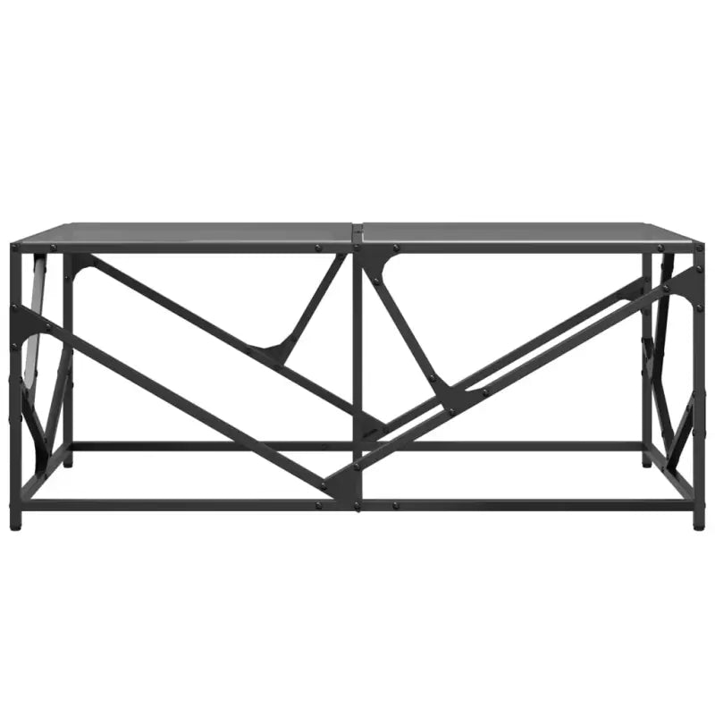 Elegante salontafel met glazen blad voor woonkamer decoratie - Salontafels