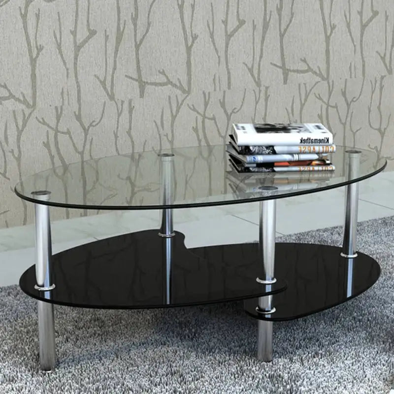 Elegante salontafel met tijdloos ontwerp en duurzame constructie - Zwart / 1 - Salontafels