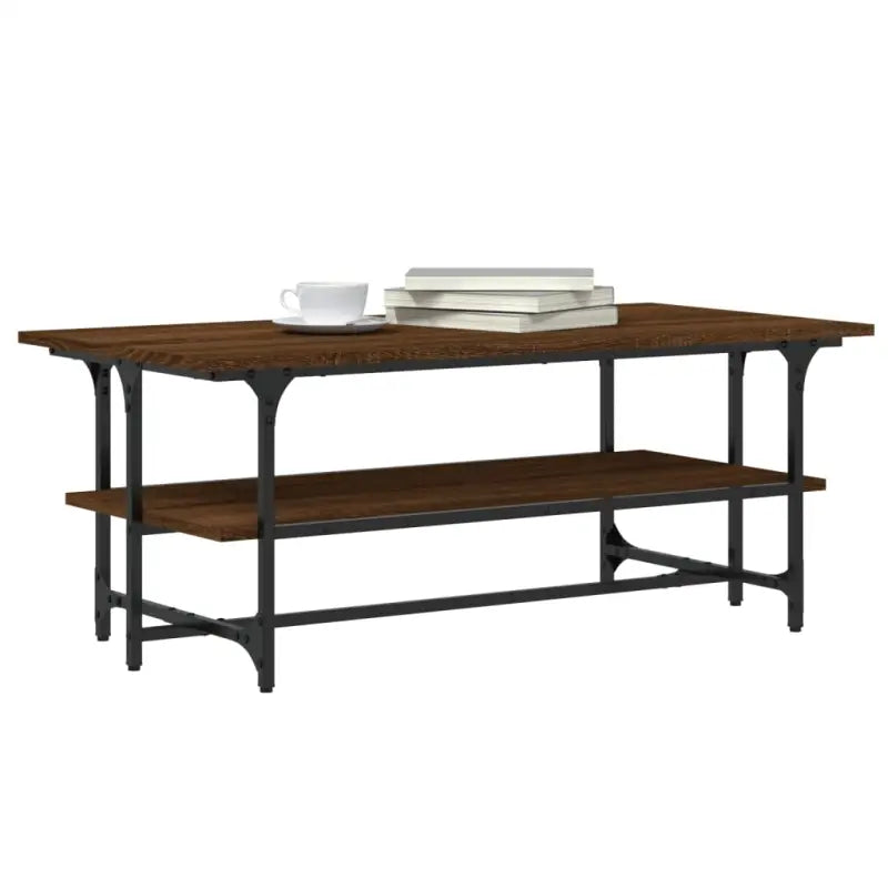 Elegante salontafel van bewerkt hout voor een moderne woonkamer - Salontafels