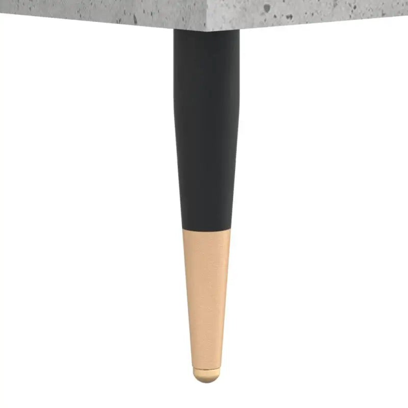 Elegante schoenenkast met bewerkt hout en metalen poten voor ordening - Betongrijs / 1 - Schoenenrekken