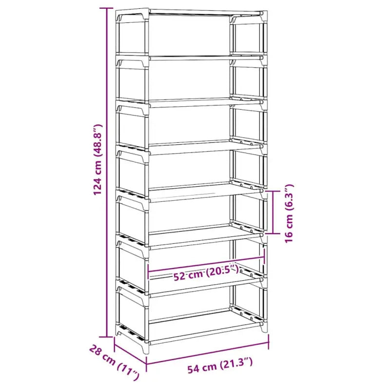 Elegante schoenenrek voor een georganiseerde en frisse garderobe - Schoenenrekken