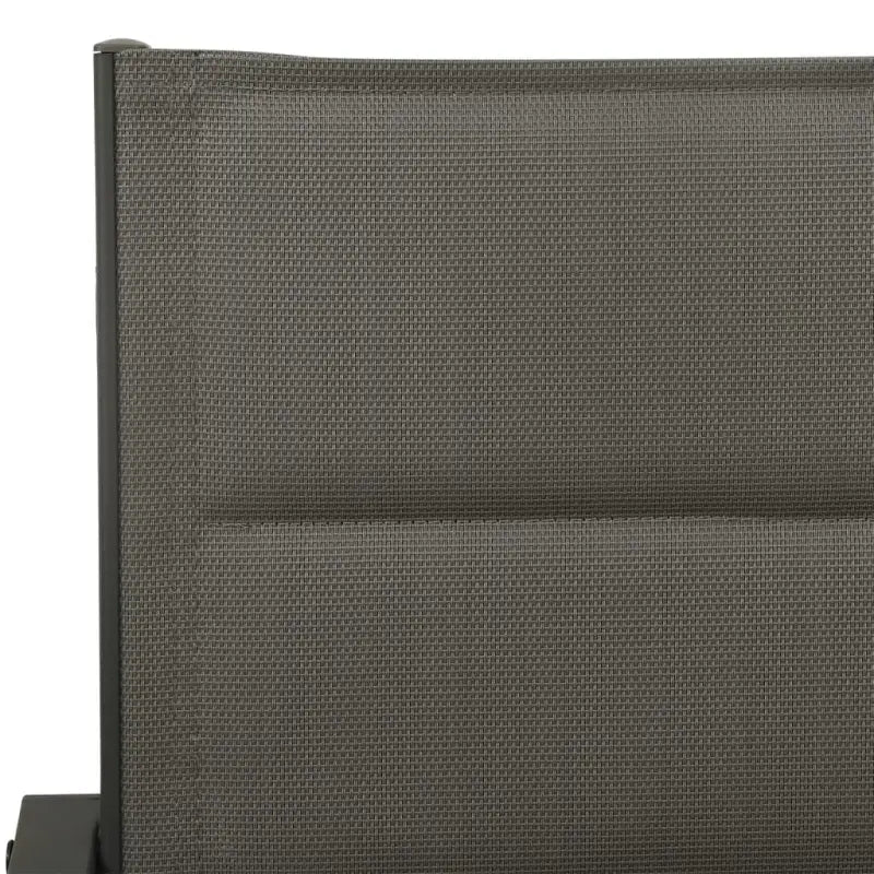 Elegante tuinset met gehard glas en gepoedercoat staal - 80 cm tafellengte - Tuinsets