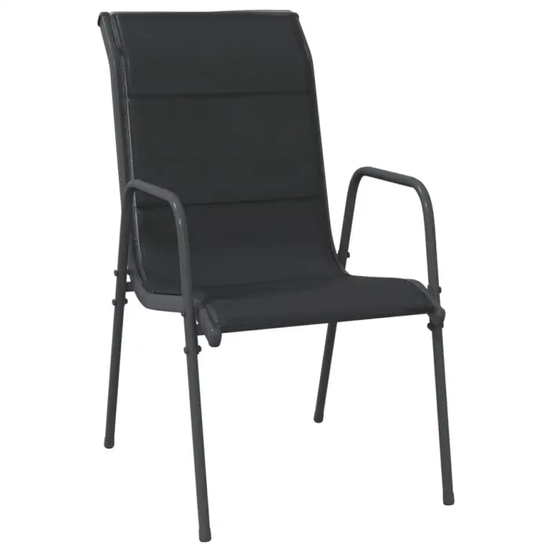 Elegante tuinset met gehard glas en gepoedercoatt staal - Tuinsets