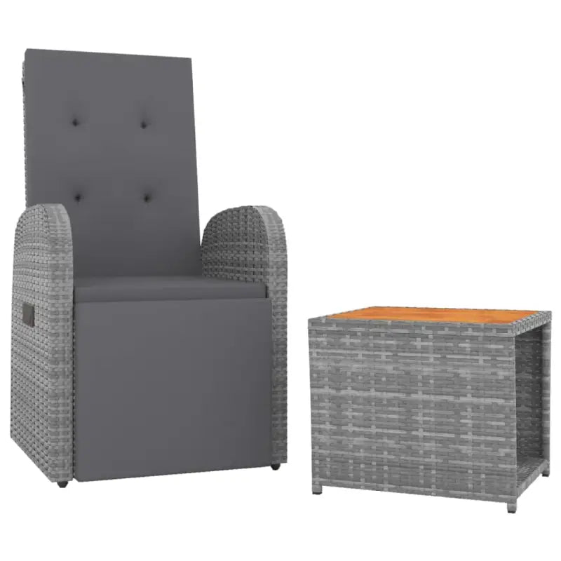 Elegante tuinset met poly rattan en materiaal vulling voor optimaal comfort - Tuinsets