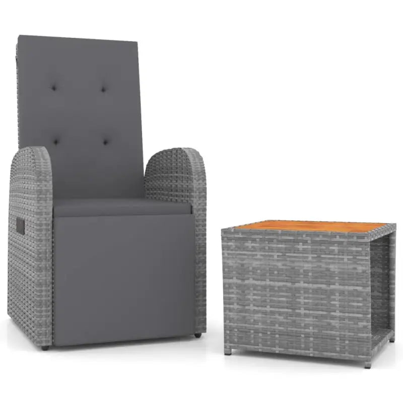 Elegante tuinset met poly rattan en materiaal vulling voor optimaal comfort - Tuinsets