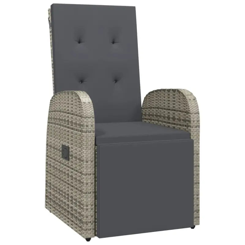 Elegante tuinset met poly rattan voor dineren en ontspannen - Tuinsets