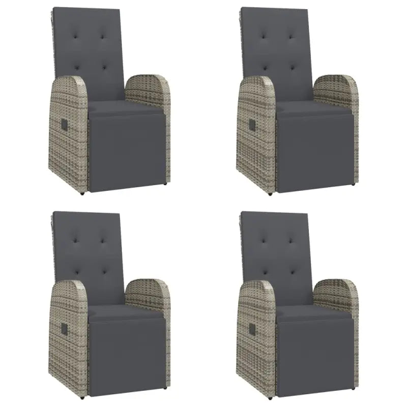 Elegante tuinset met poly rattan voor dineren en ontspannen - Tuinsets