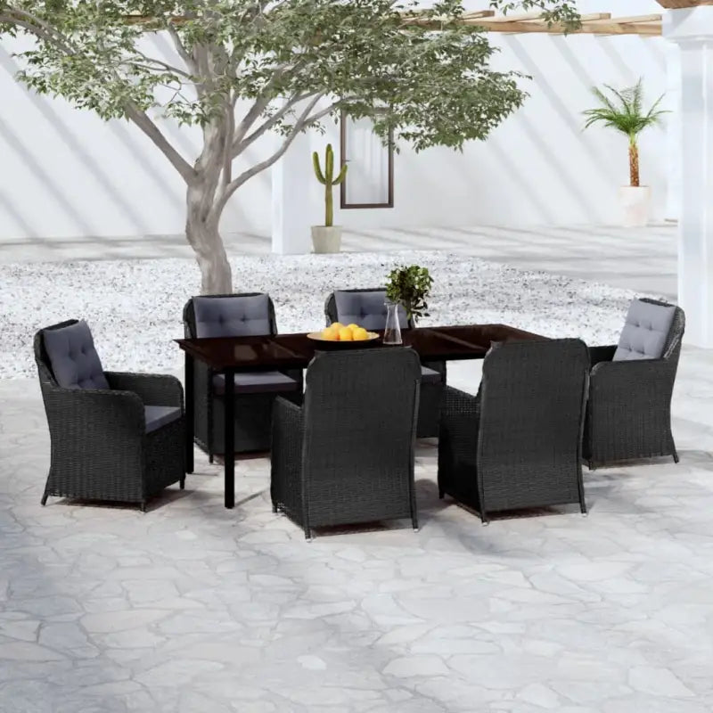 Elegante tuinset van gepoedercoat staal voor buitengebruik - Tuinsets