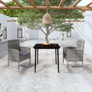 Elegante Tuinset voor Buiten met Stevige Stalen Constructie - Tuinsets