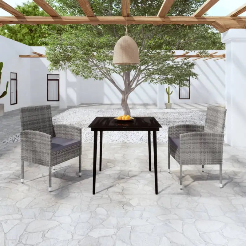 Elegante Tuinset voor Buiten met Stevige Stalen Constructie - Tuinsets
