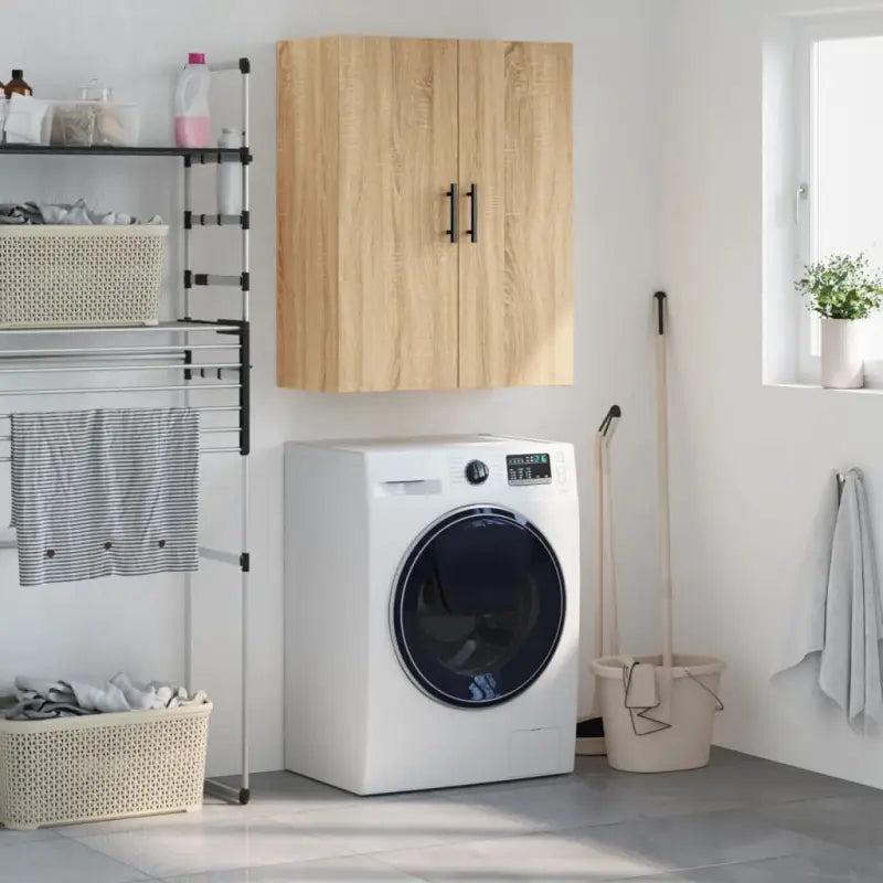 ELEGANTE Wandgemonteerde Dressoir in bewerkt hout - Sonoma eiken / 1 - Dressoirs & buffetkasten