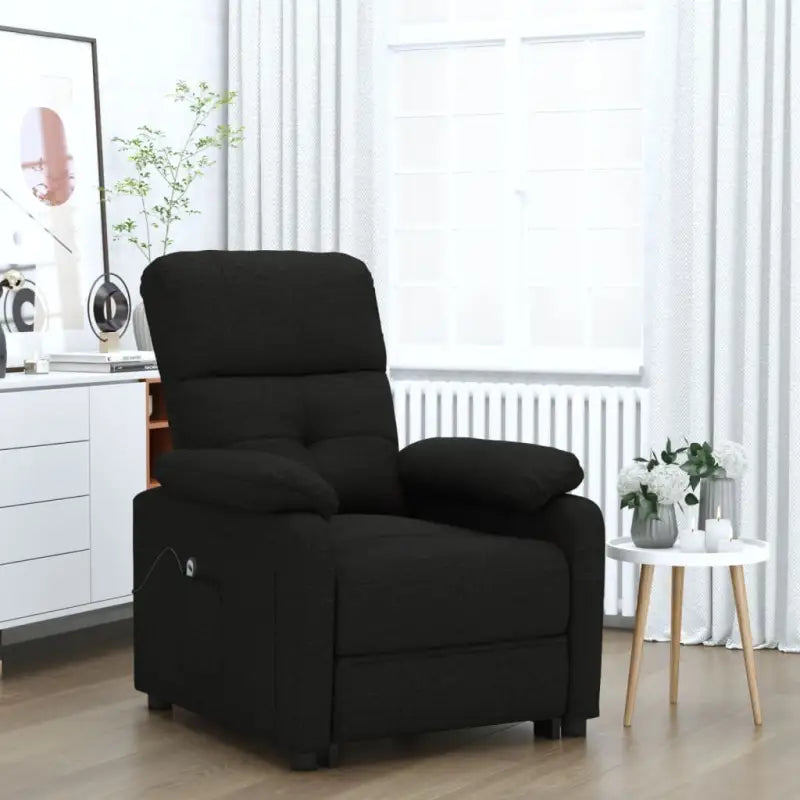 Elektrisch verstelbare fauteuil met comfortabel en ontspannend design - Zwart / 1 - Fauteuils & Relaxfauteuils