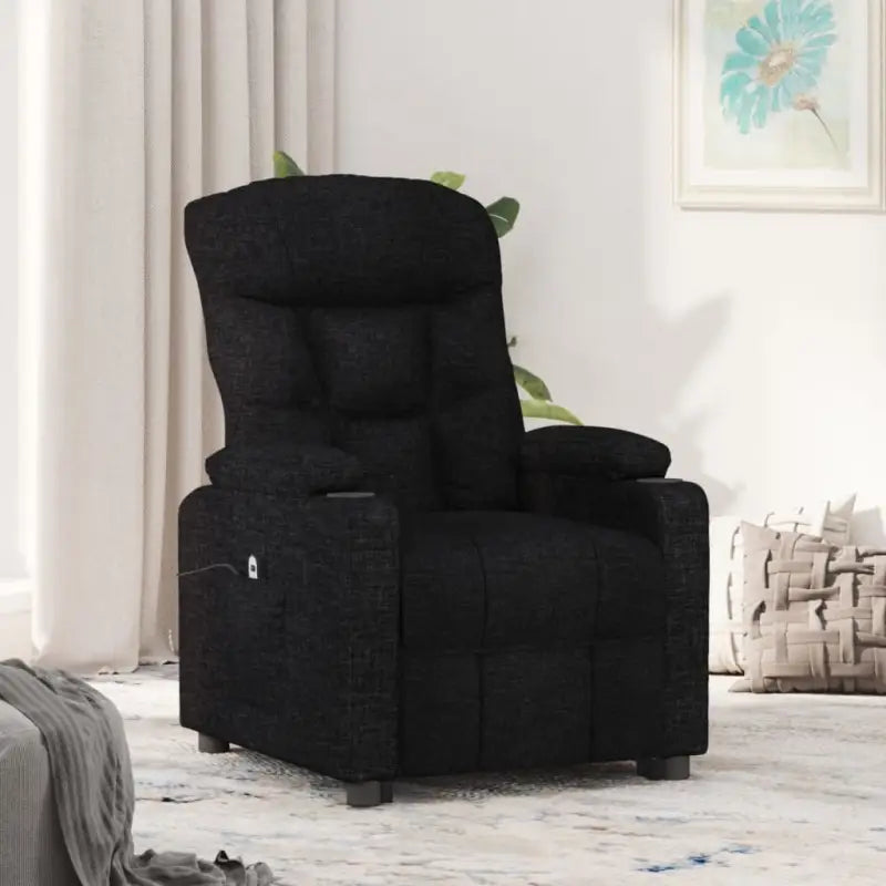 Elektrisch verstelbare fauteuil voor ultiem comfort en ontspanning - Zwart / 1 - Fauteuils & Relaxfauteuils