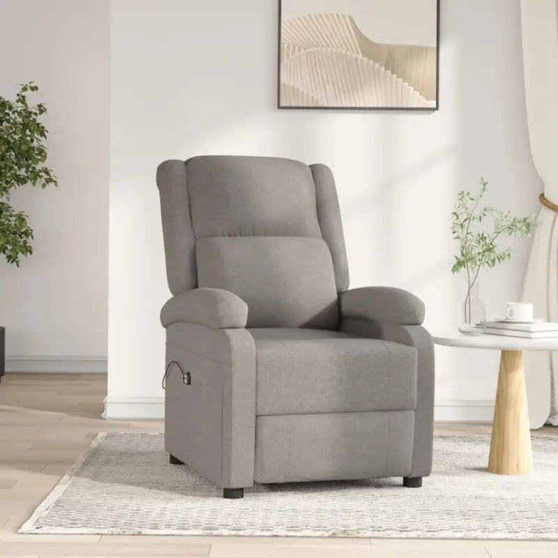 Elektrisch verstelbare fauteuil voor ultiem relaxen - Taupe / 1 - Fauteuils & Relaxfauteuils