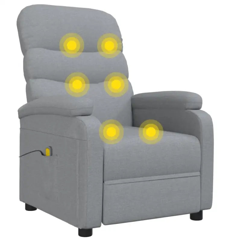 Elektrische massagefauteuil met verstelbare rug en voetensteun - Elektrische massagestoelen