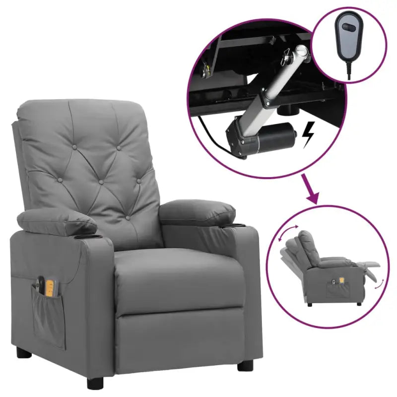 Elektrische massagefauteuil met verstelbare stoel voor ultiem comfort - Elektrische massagestoelen