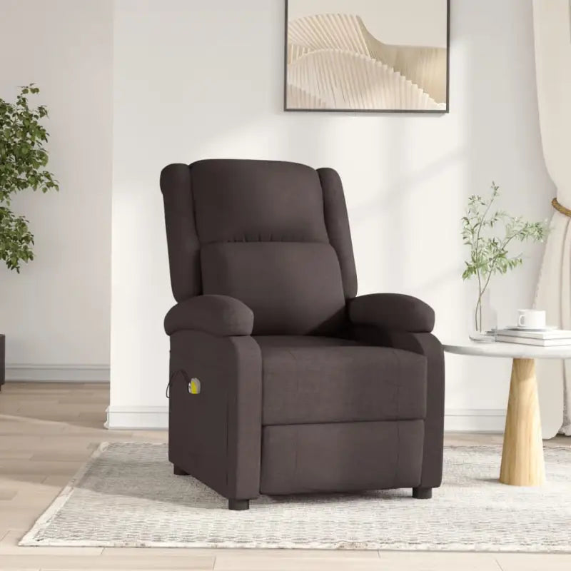 Elektrische massagestoel met verstelbare functies voor ultiem relaxen - Donkerbruin / 1 - Elektrische massagestoelen