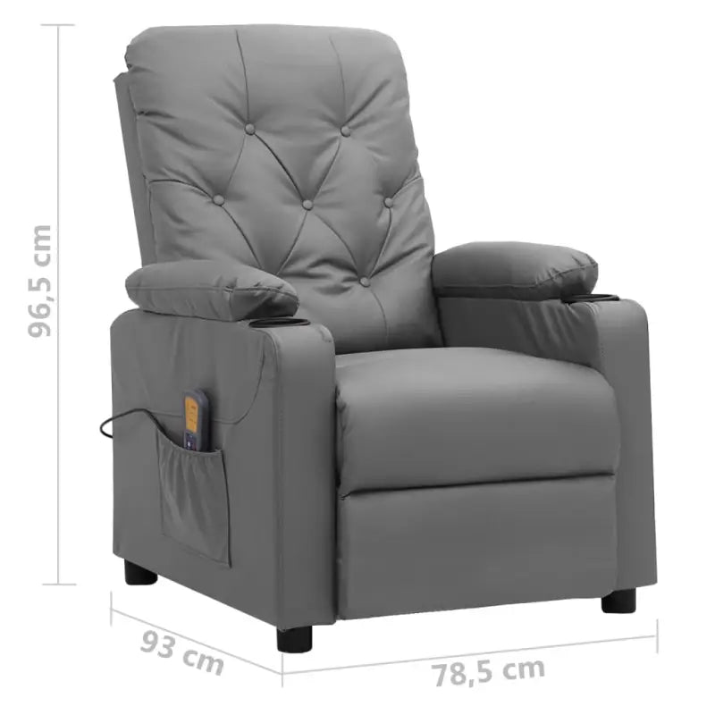Elektrische massagestoel Met Verstelbare Rug en Voetensteun - Elektrische massagestoelen