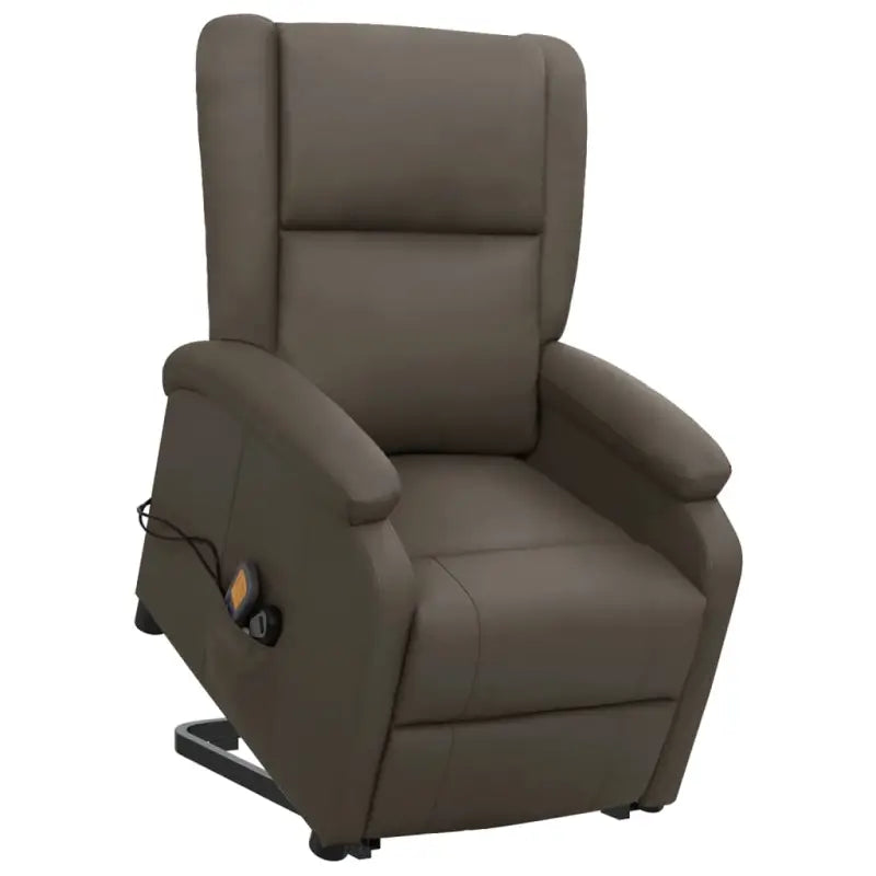 Elektrische massagestoel met verstelbare rug en voetensteun - Grijs / 1 - Elektrische massagestoelen