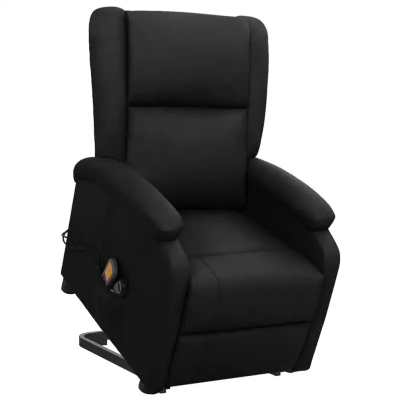 Elektrische massagestoel met verstelbare rug en voetensteun - Zwart / 1 - Elektrische massagestoelen