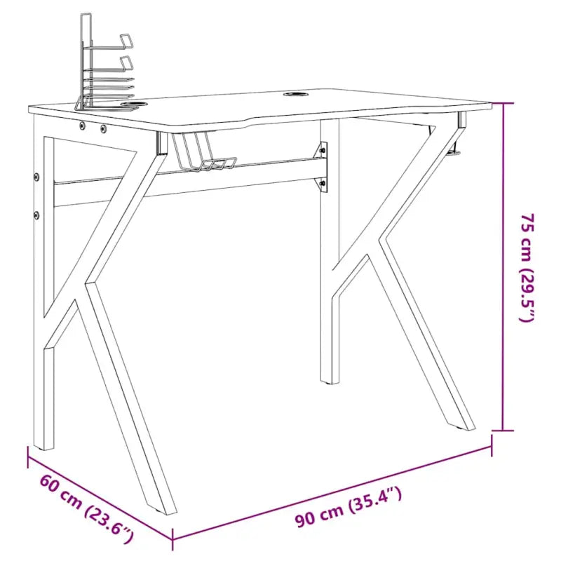 Ergonomisch Gaming Bureau voor Comfort en Concentratie - Bureaus
