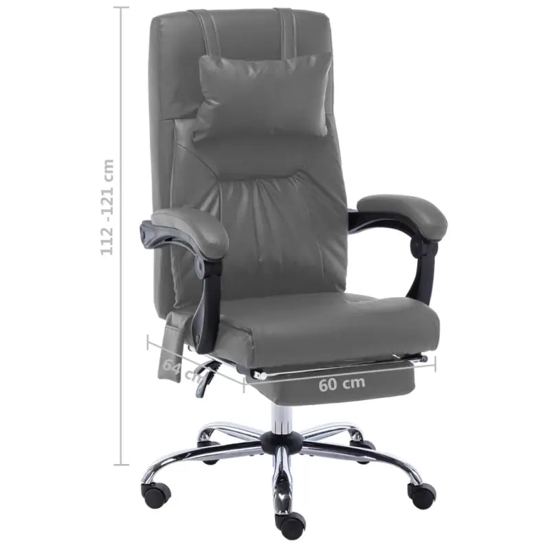 Ergonomische kantoorstoel met massage- en ligfunctie - Bureaustoelen