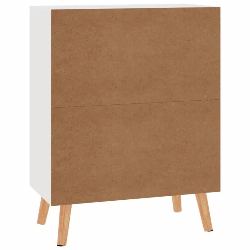 Ervaar elegantie met een dressoir van hoogglans wit en bewerkt hout - Dressoirs & buffetkasten