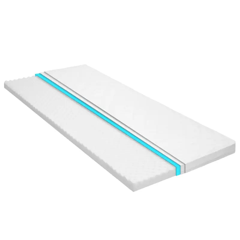 Extra zacht dekmatras met laag schuim en wasbare hoes - 80 x 200 cm - Dekmatrassen