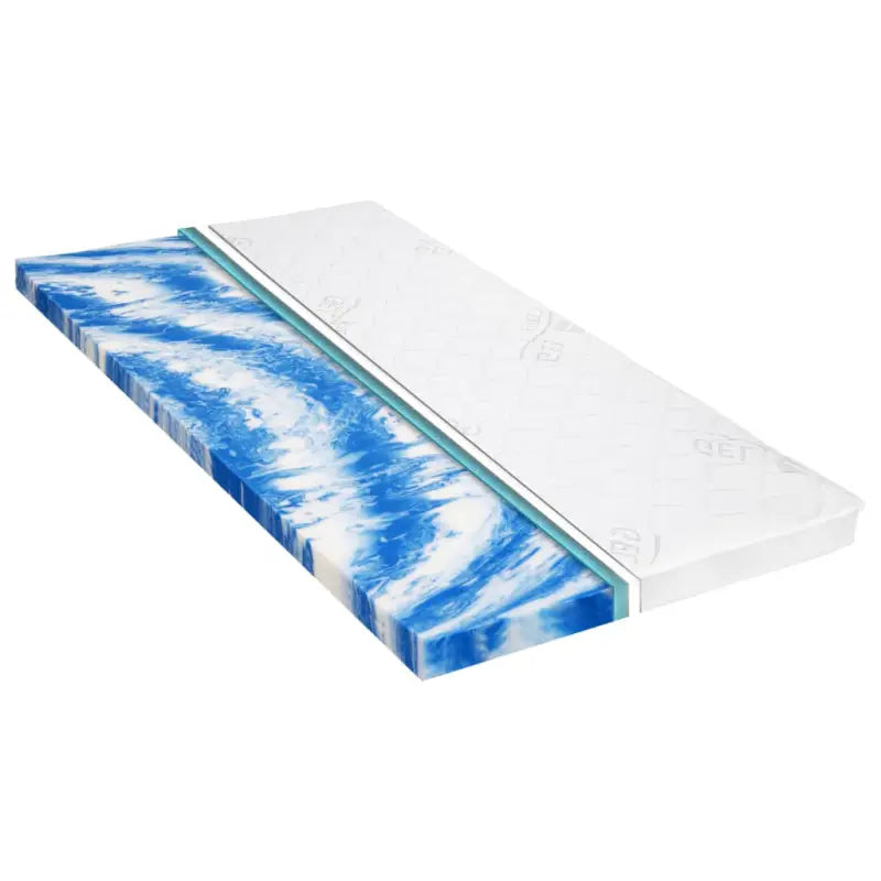 Extra zacht dekmatras met laag schuim en wasbare hoes voor comfort - 90 x 200 cm - Dekmatrassen