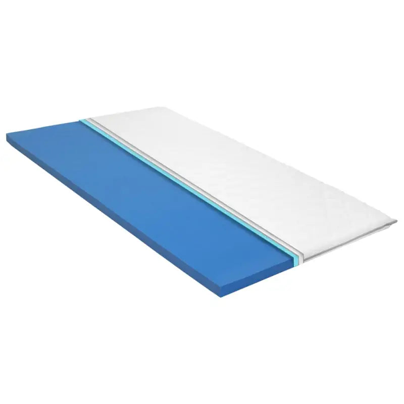 Extra zacht dekmatras met wasbare hoes en laag schuim voor optimaal comfort - 90 x 200 cm - Dekmatrassen