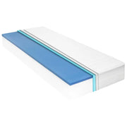 Extra zacht matras voor een goede nachtrust en rugbescherming - Wit / 180 x 200 cm / 1 - Matrassen