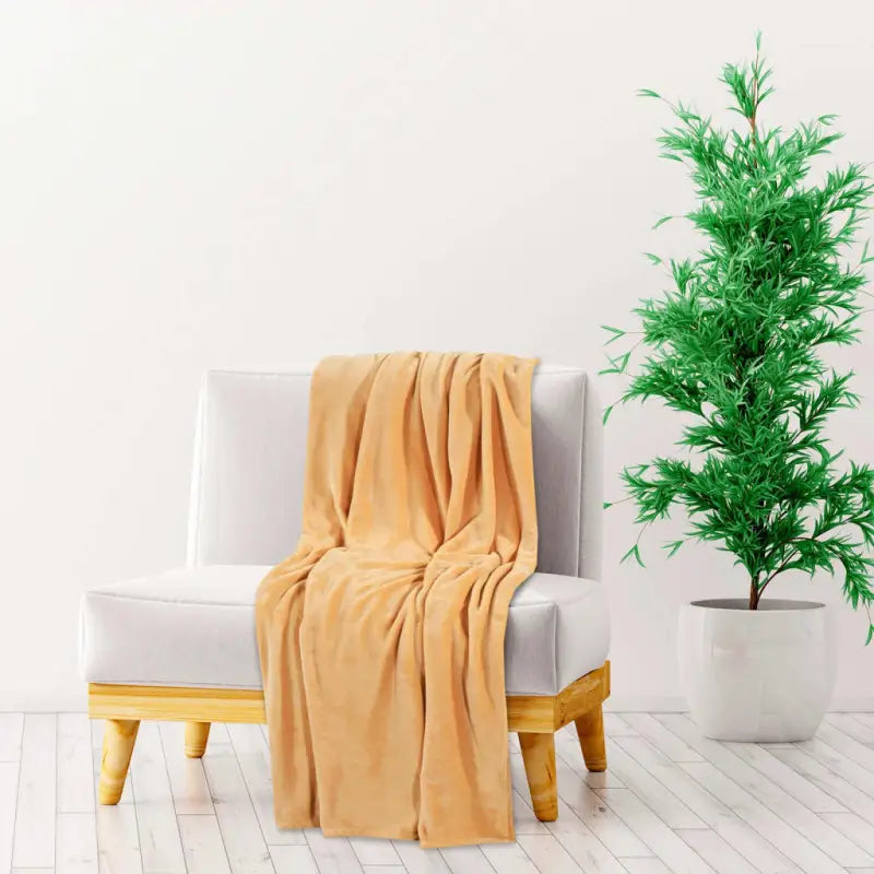Extra zachte deken voor comfort en stijl in huis - Bruin / 130 x 170 cm / 1 - Dekens