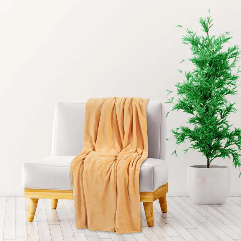 Extra zachte deken voor comfort en stijl in huis - Bruin / 150 x 200 cm / 1 - Dekens