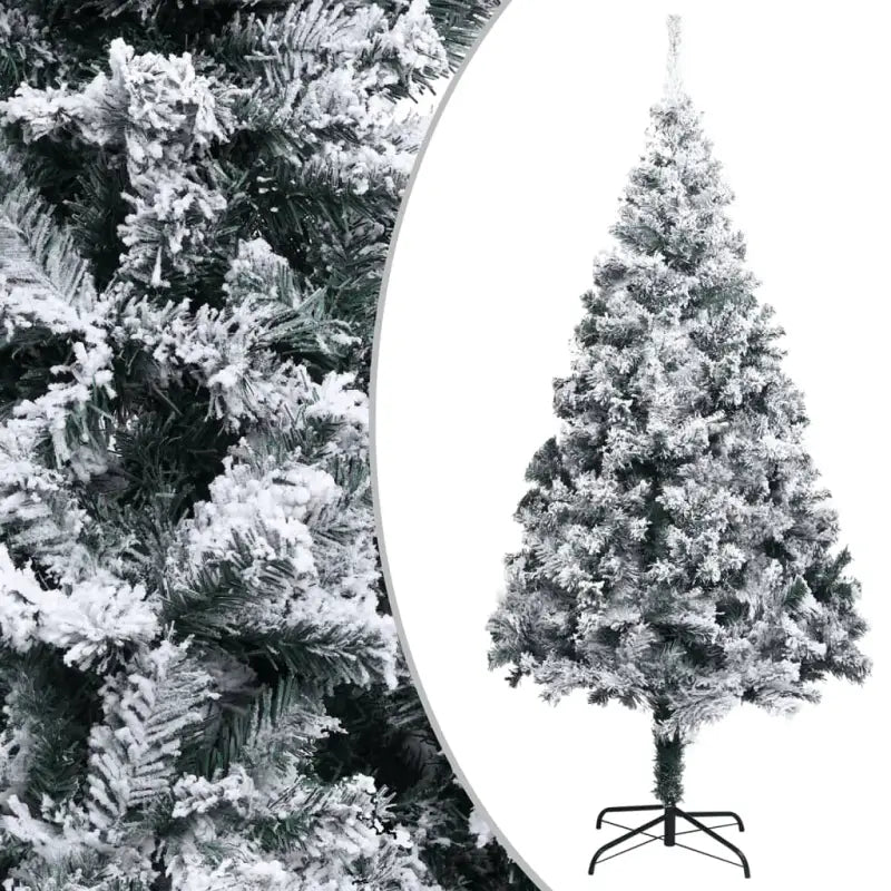 Extragrote kunstkerstboom met sneeuwvlokken voor een echte kerst sfeer - Kerstbomen