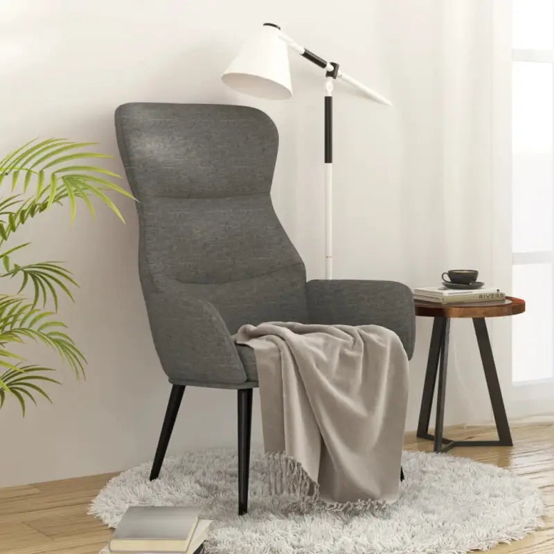 Fauteuil met optimaal zitcomfort en zachte stofbekleding - Lichtgrijs / 1 / Zonder voetensteun - Fauteuils &