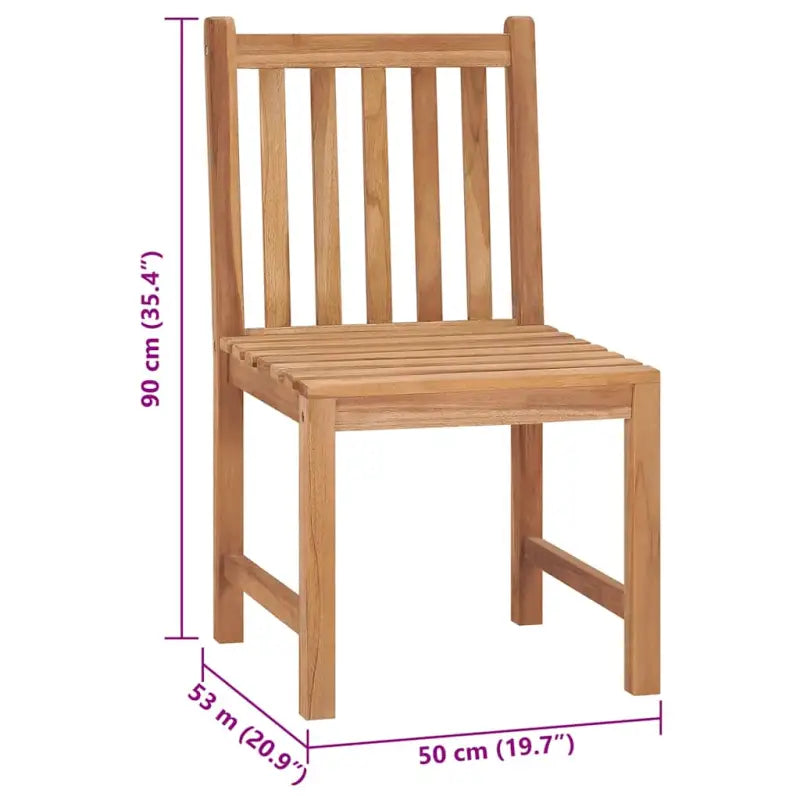 Fijn geschuurd houten tuinstoelenet voor comfort in tuin of terras - Tuinstoelen