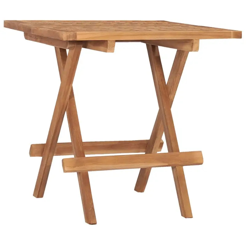 Fijn geschuurd teakhouten tuinset met grote afmetingen tafel en stoelen - Grijs - Tuinsets