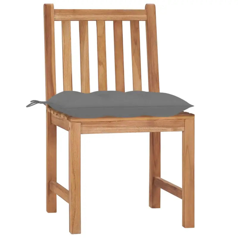 Fijn geschuurde houten tuinstoelen set voor in de tuin of op terras - Tuinstoelen