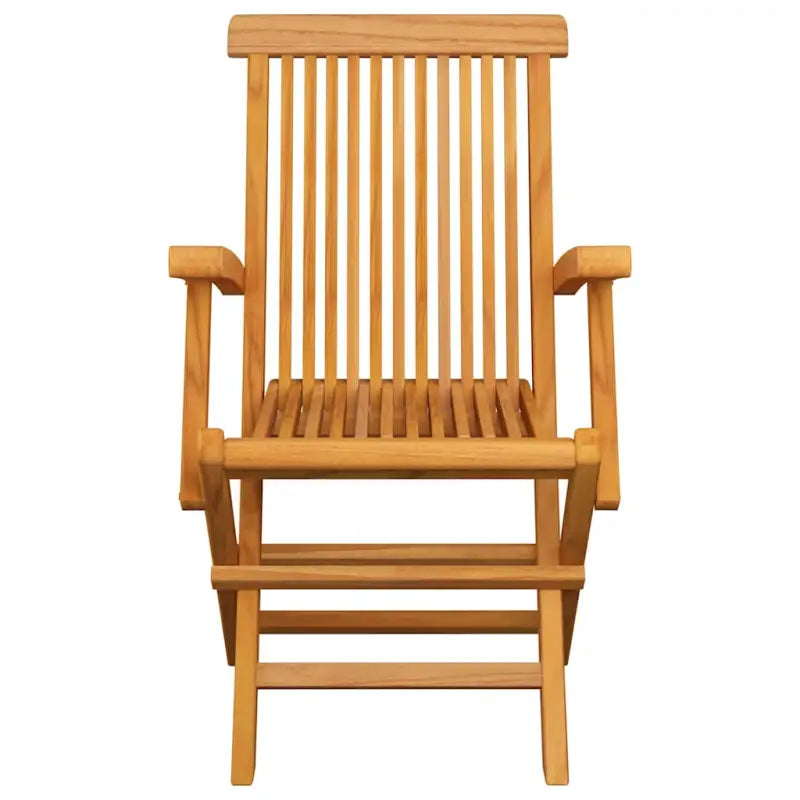 Fijn geschuurde houten tuinstoelen set voor tuin en terras - Tuinstoelen